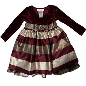 Bonnie baby | 18M Girl Velvet Taffeta Dress

Beautiful Holiday Dress